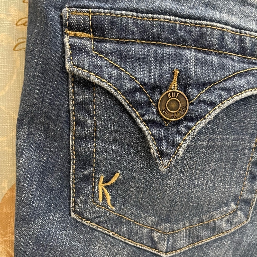 Kut From The Kloth Bardot Skinny Boyfriend Capri Lowrise Womens 6 Summer Legs - Picture 7 of 16
